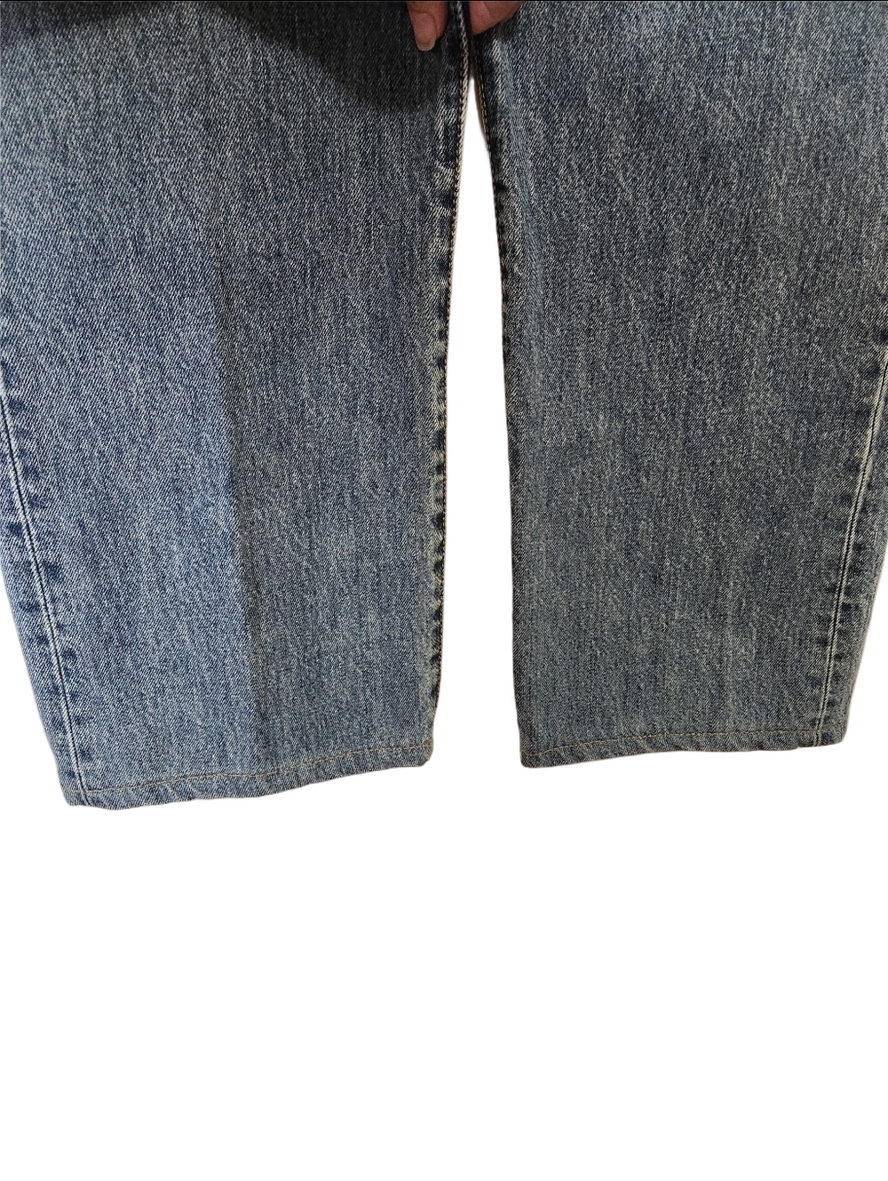 Levi's Men's 501 Original Straight Leg Button Fly Jeans Med Vintage Wash Size 36 - Picture 2 of 8